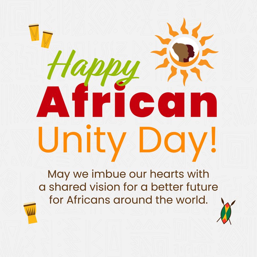 African Unity Day Linkedin Post