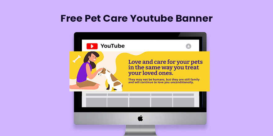 Pet Care Youtube Banner