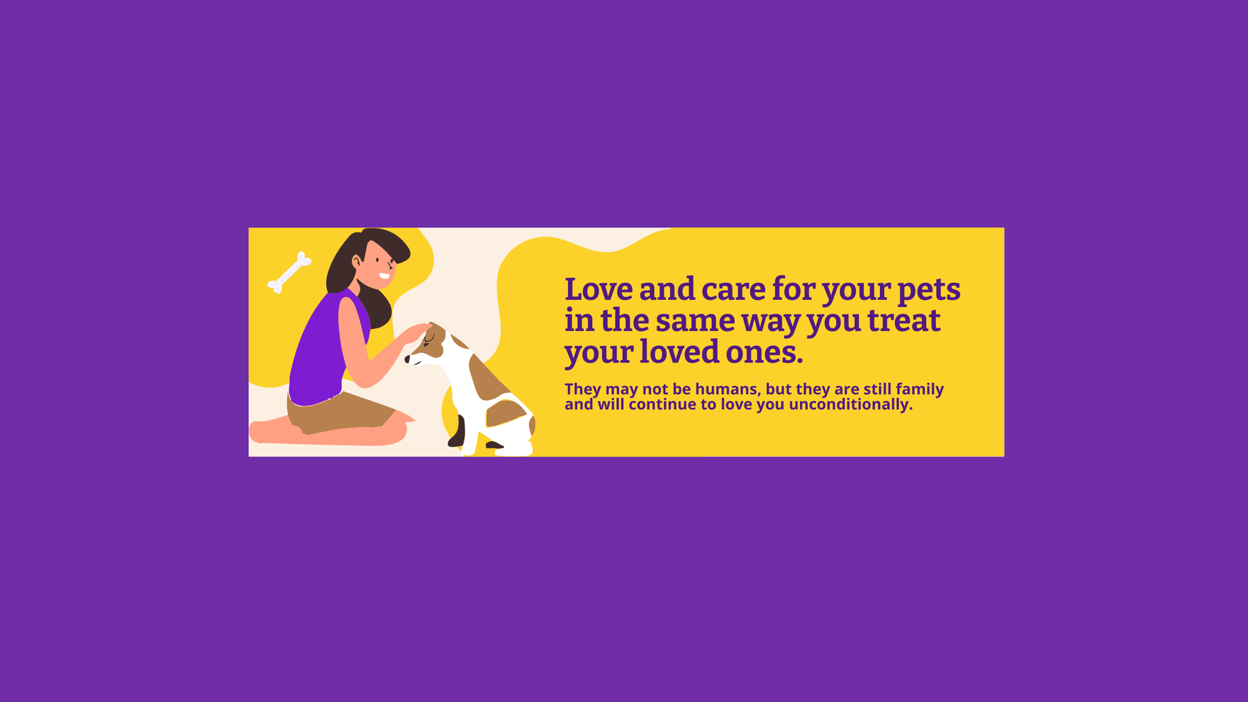 Pet Care Youtube Banner