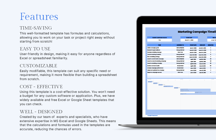 Marketing Campaign Timeline 