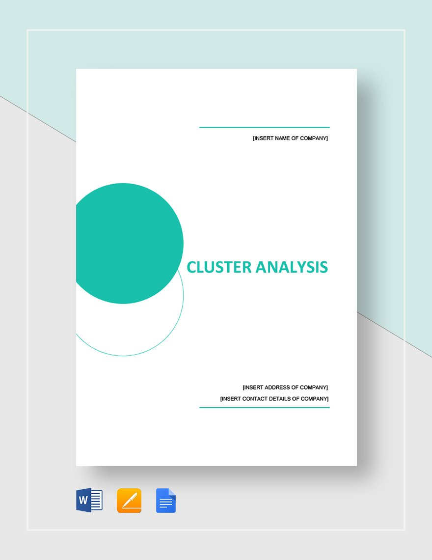 Cluster Analysis Example 