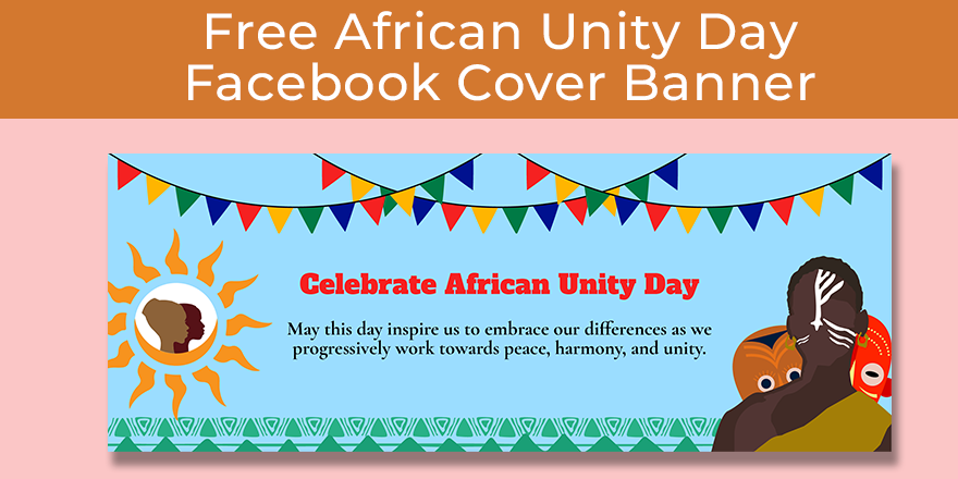 African Unity Day Facebook Cover Banner