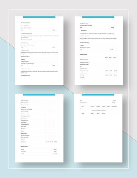 Real Estate Investment Analysis Template - Google Docs, Word | Template.net