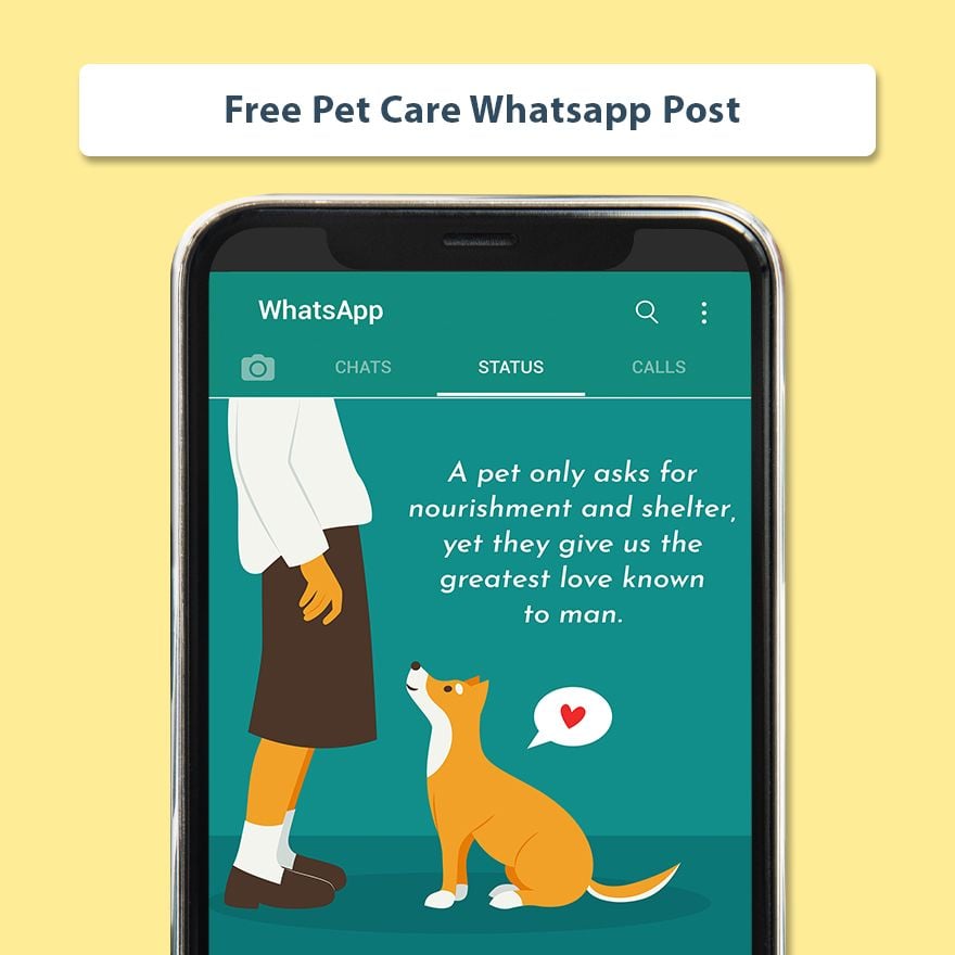 Pet Care Whatsapp Post
