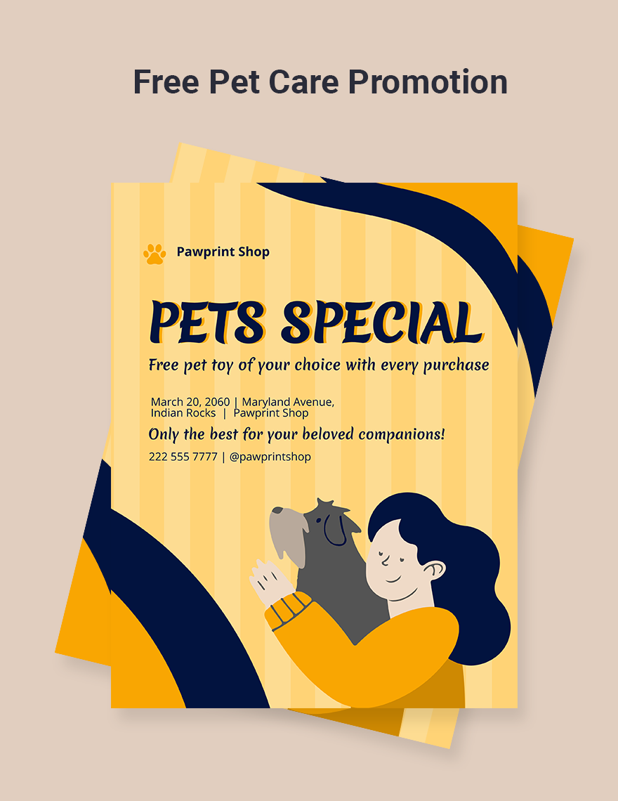 Pet Care Promotion