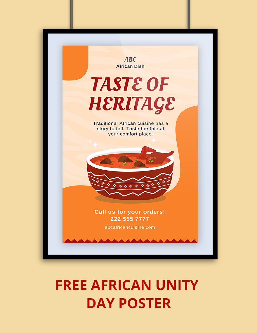 African Unity Day Poster
