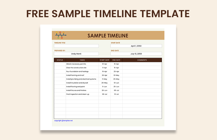 Personal Timeline Templates - Design, Free, Download | Template.net