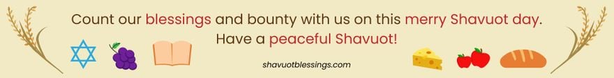 Shavuot Website Banner
