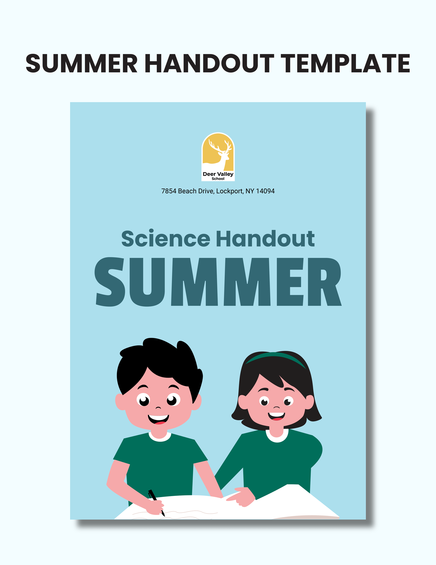 Summer Handout Template