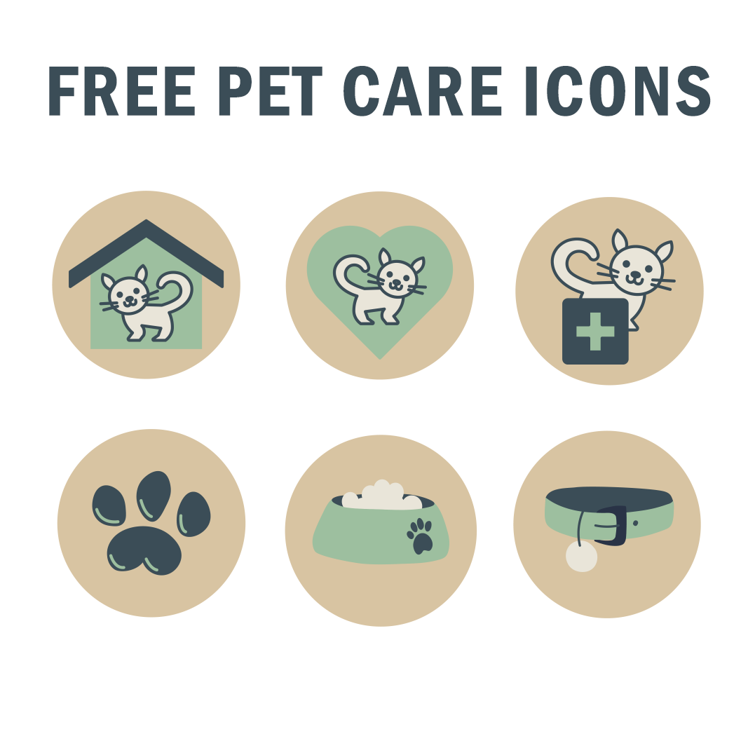 Pet Care Icons