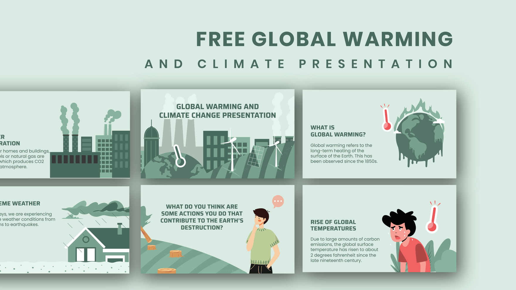 Global Warming And Climate Change Presentation