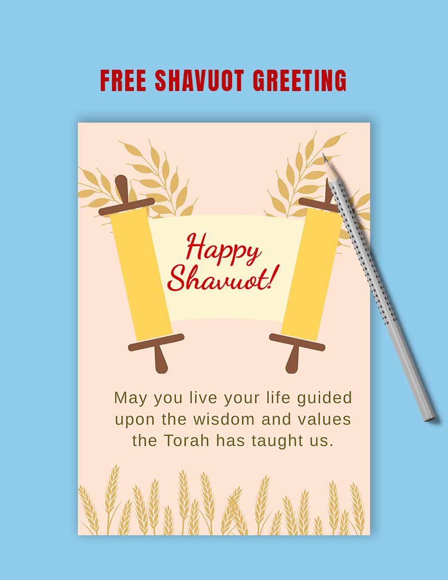 Shavuot Greeting