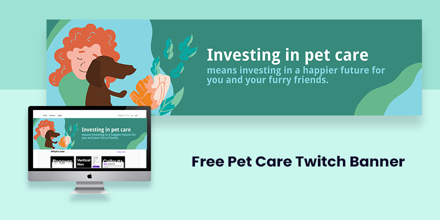 Pet Care Twitch Banner