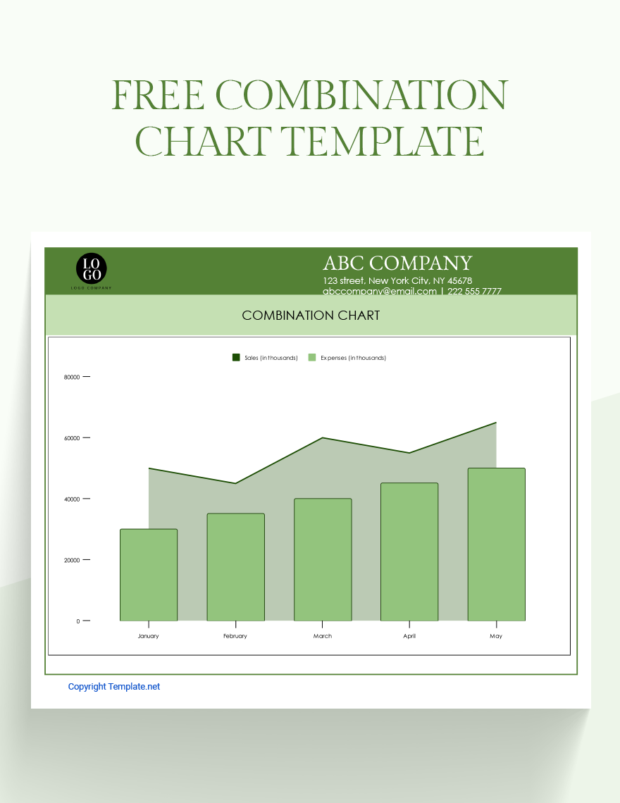 Combination Chart Template
