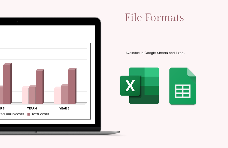 Project Cost Analysis Chart Template