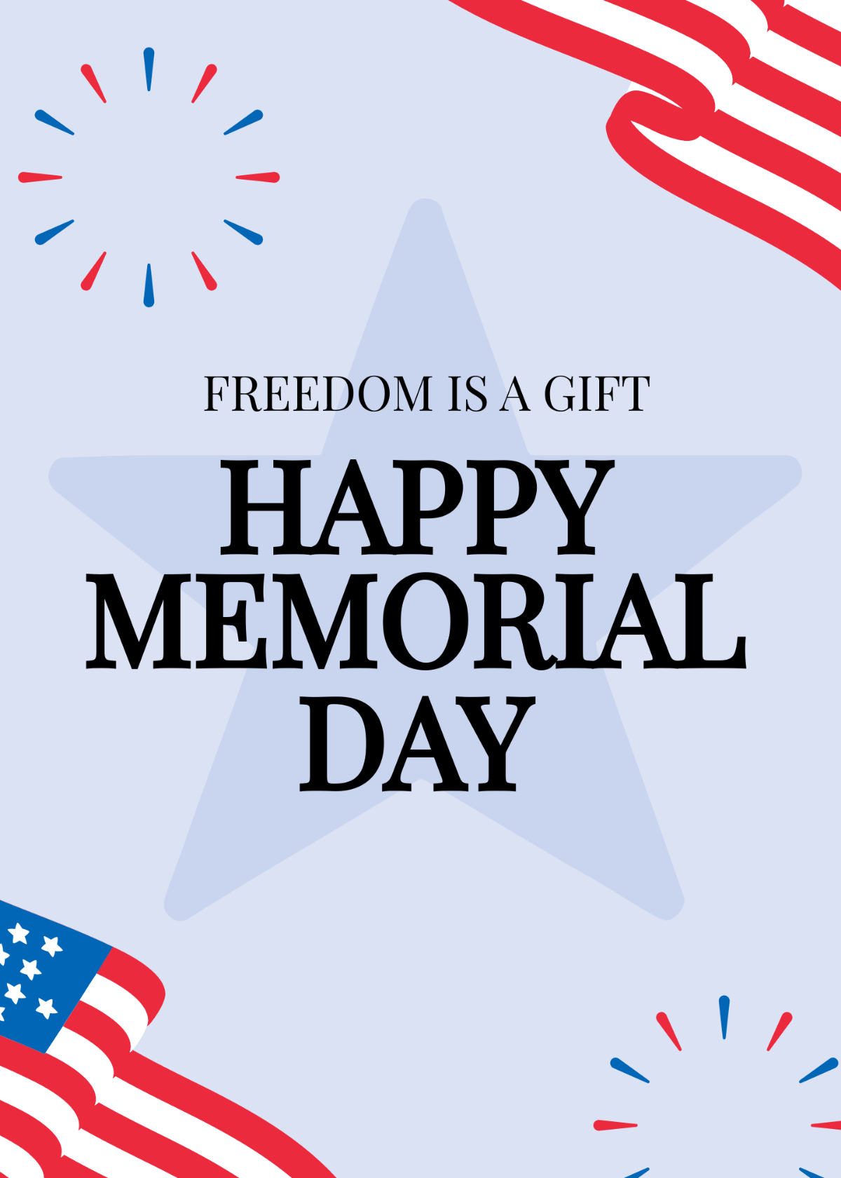 FREE Memorial Day Greeting Card Template Download in Word, Google