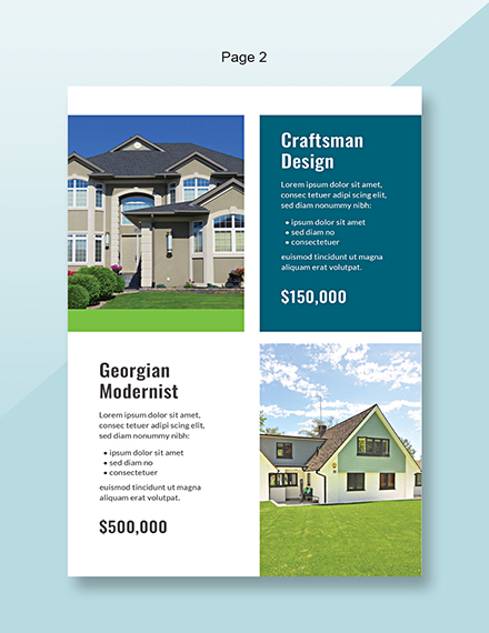 Free Real Estate Catalog Template 