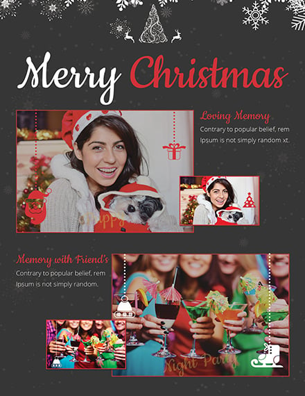 free photo christmas card templates for publisher
