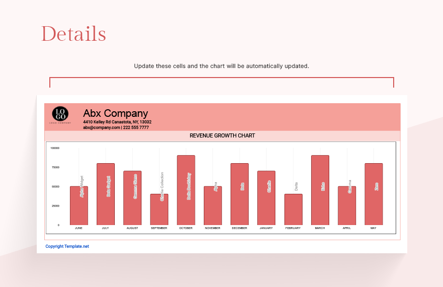 Growth Ruler Template