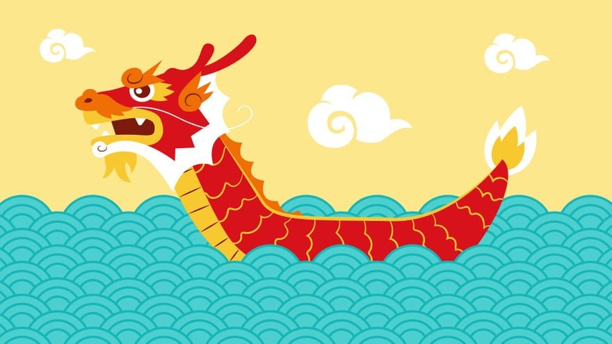 Free Dragon Boat Festival Background