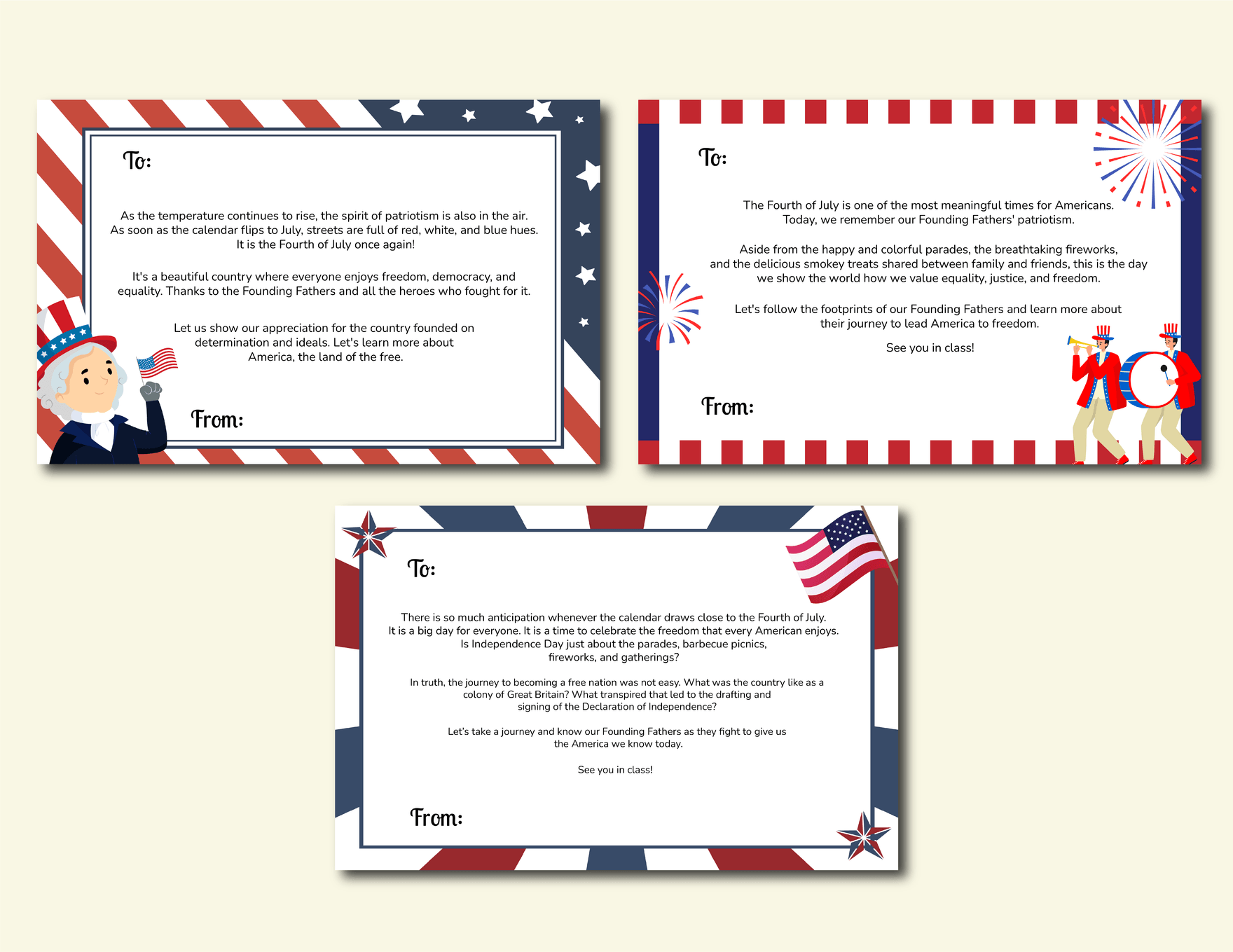 July 4th Note