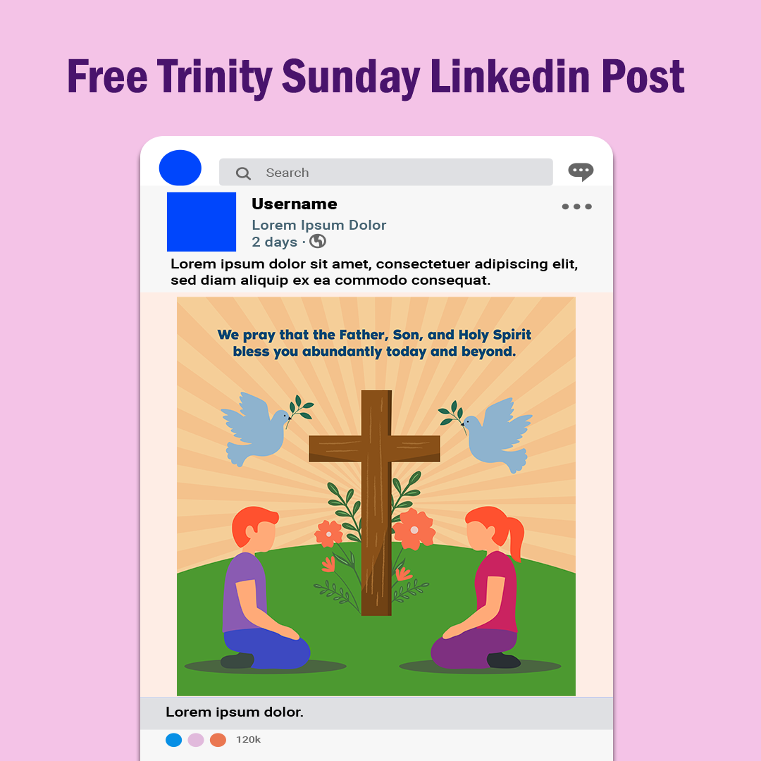 Trinity Sunday Linkedin Post
