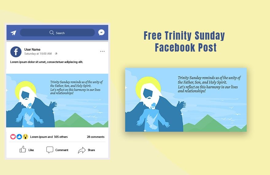 Trinity Sunday Facebook Post