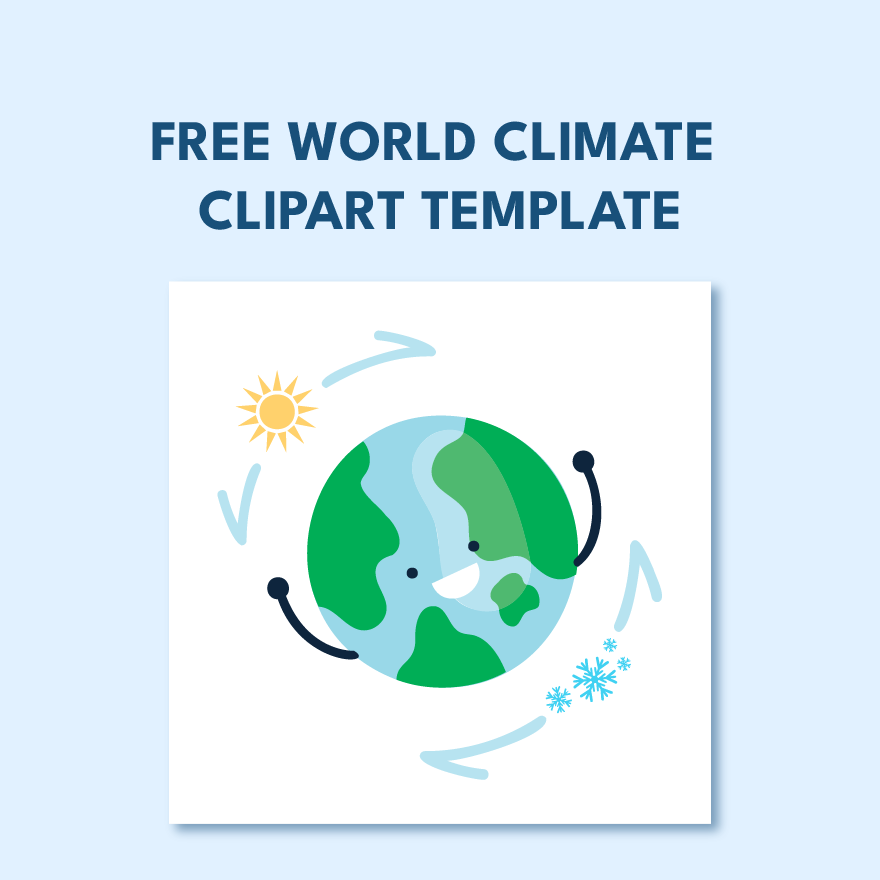 World Climate Clipart Template