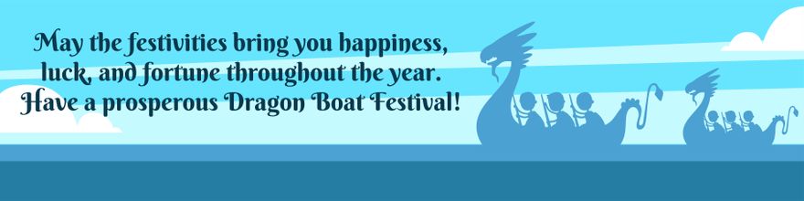 Dragon Boat Festival Linkedin Banner