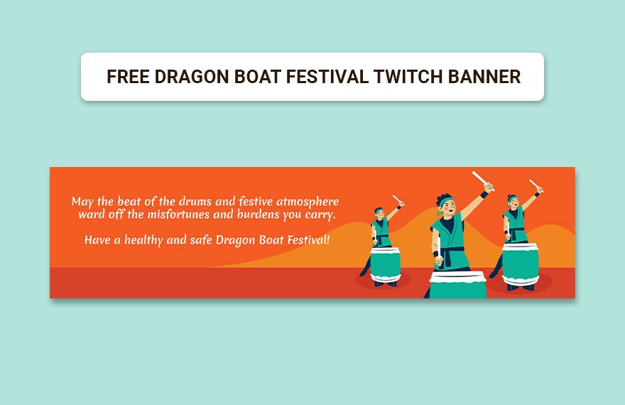 Free Dragon Boat Festival Twitch Banner