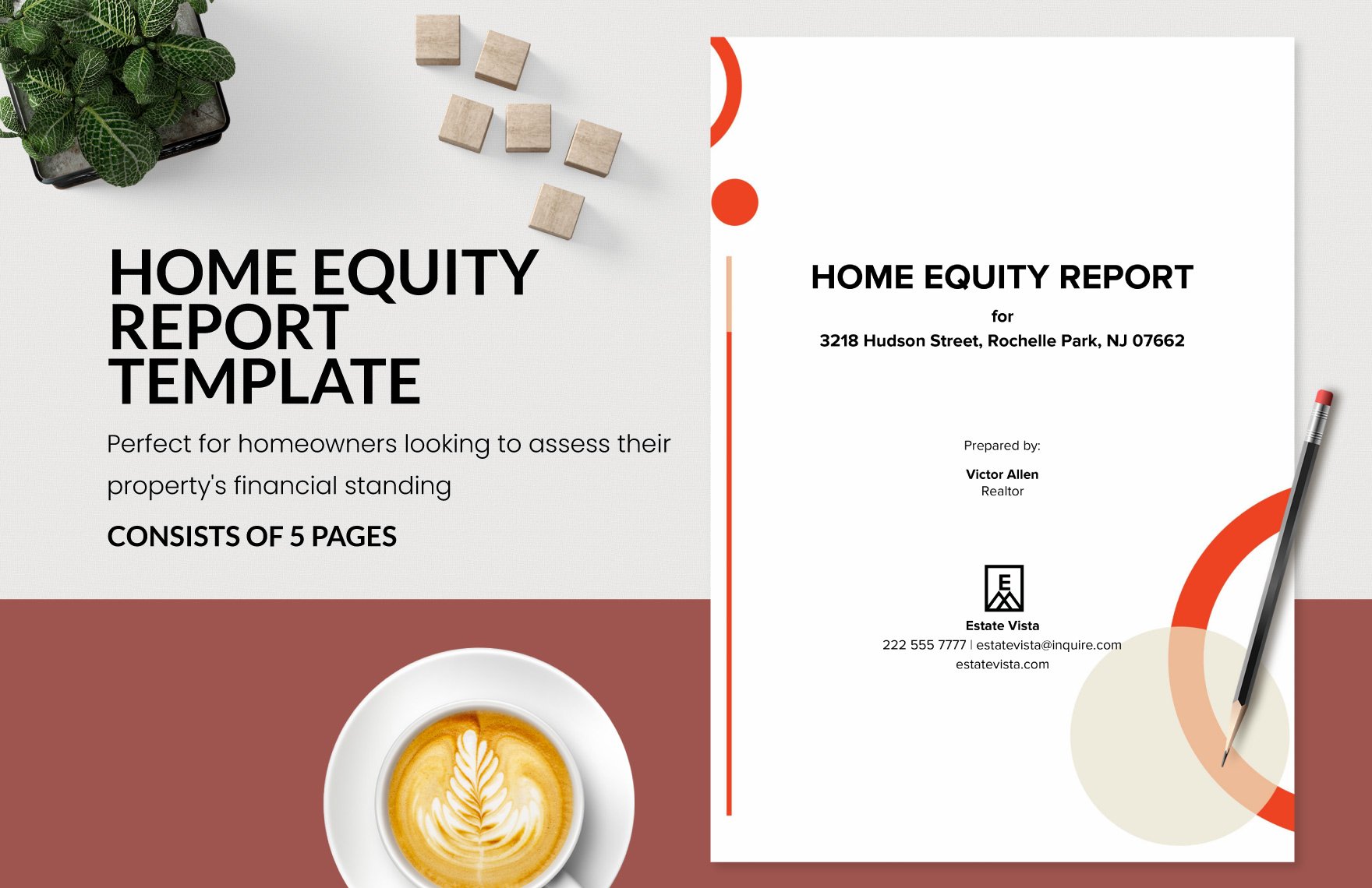 Home Equity Report  in Word, Google Docs, PDF