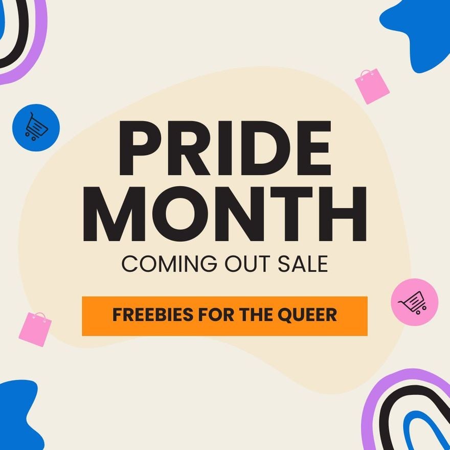 Pride Month Promotion Vector