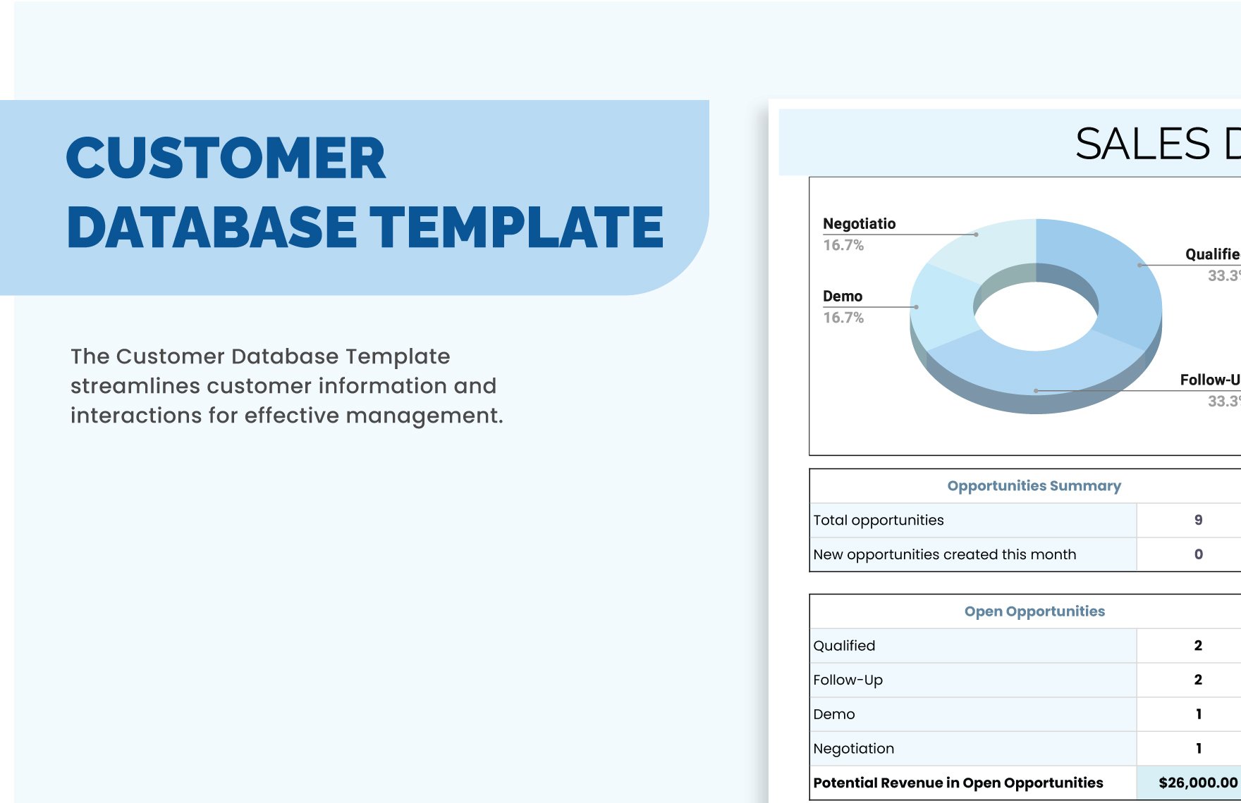 Customer Database Template