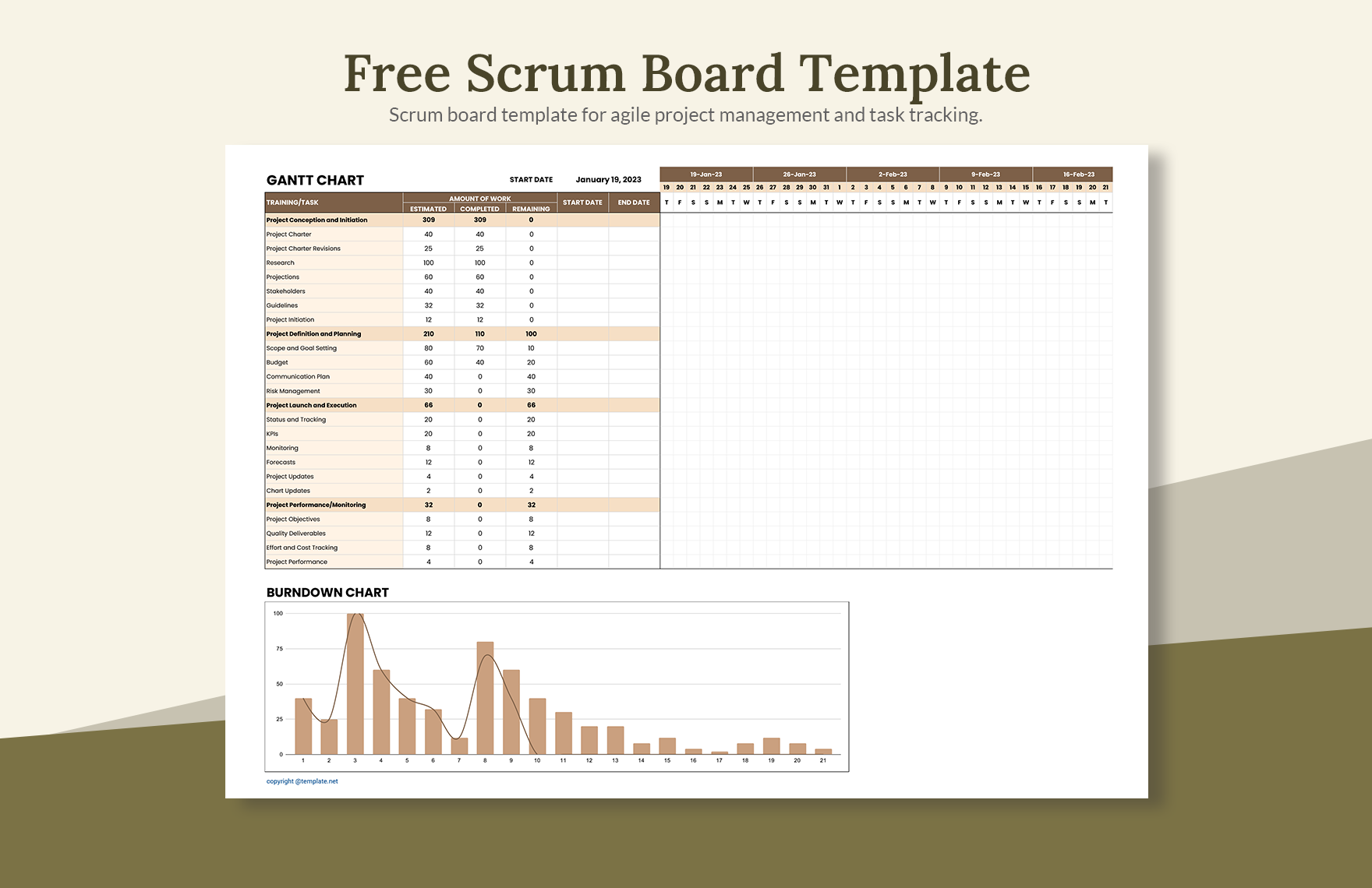 Free Scrum Board Template Download in Excel Google Sheets Template net