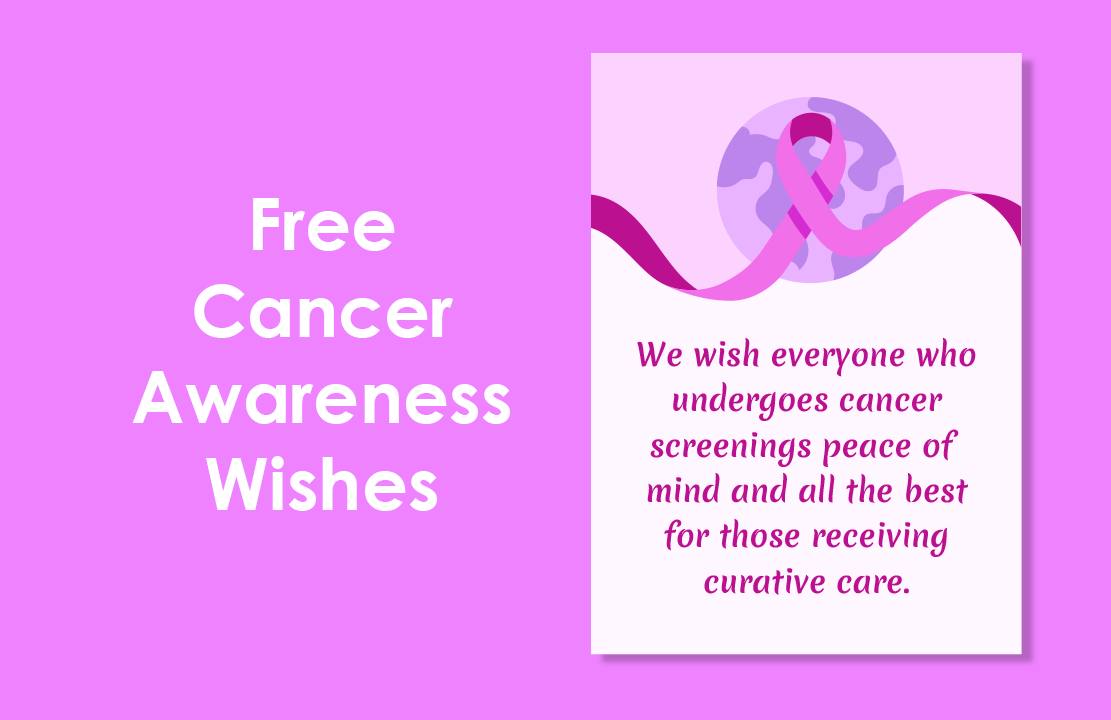 Free Cancer Awareness Wishes in Word, Google Docs, Illustrator, PSD, EPS, SVG, JPG, PNG