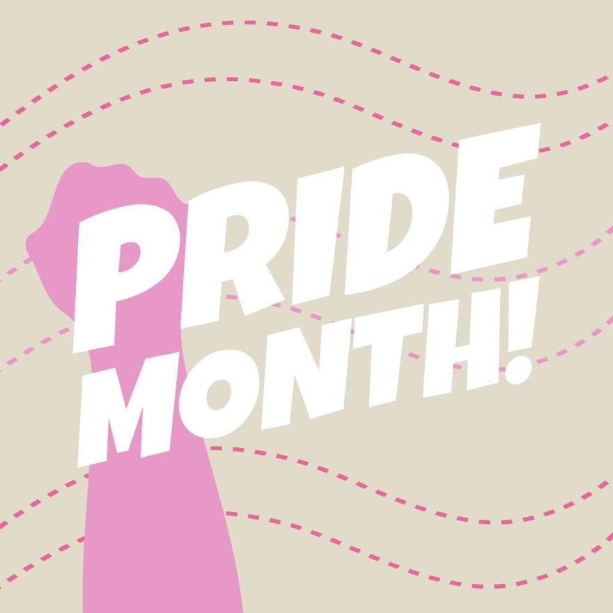Free Pride Month Design Vector