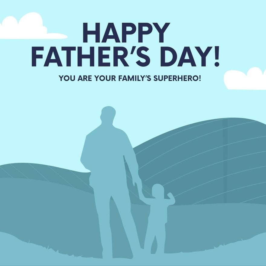 Father's Day Wishes Vector