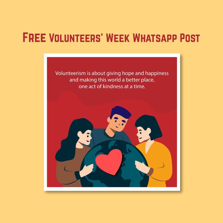 Volunteers' Week Whatsapp Post