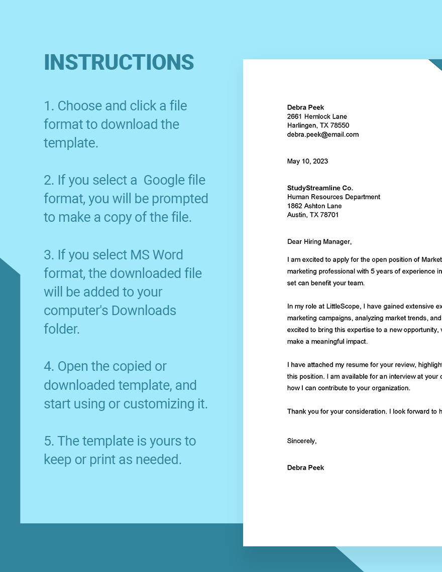Job Cover Letter Template Google Docs Word Template net