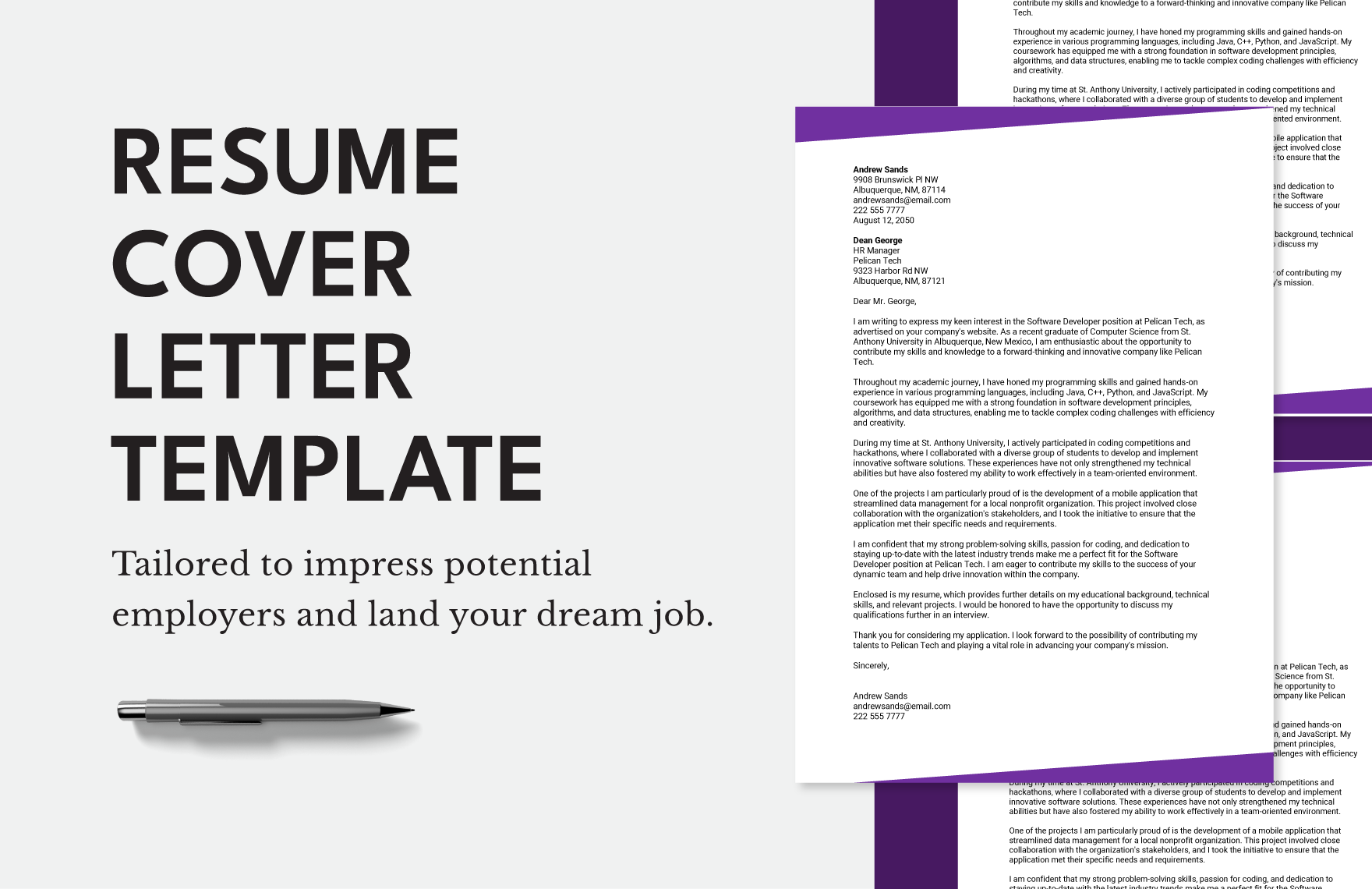 8+ Flight Attendant Cover Letter Templates - Sample, Example