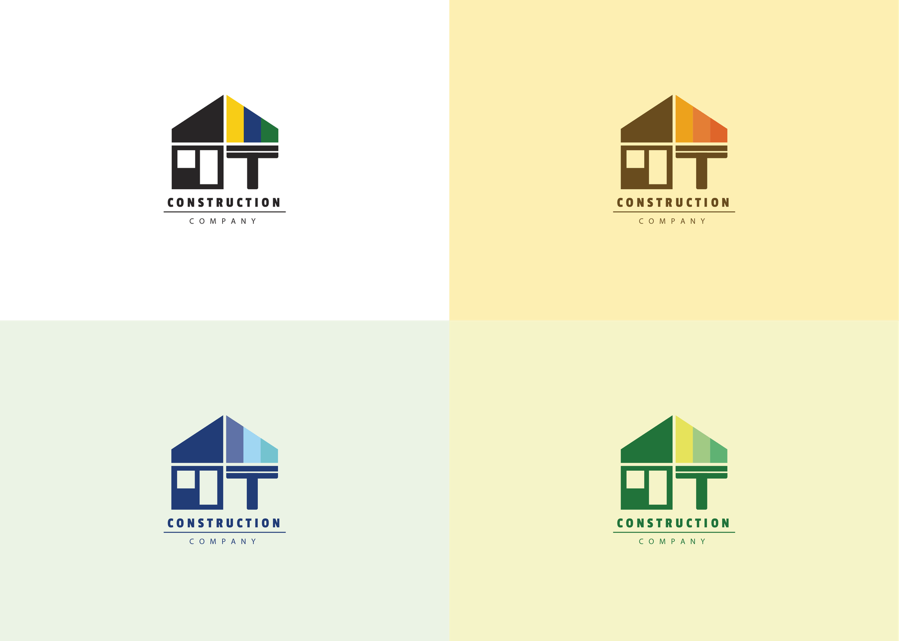 Construction  Interior Design Logo