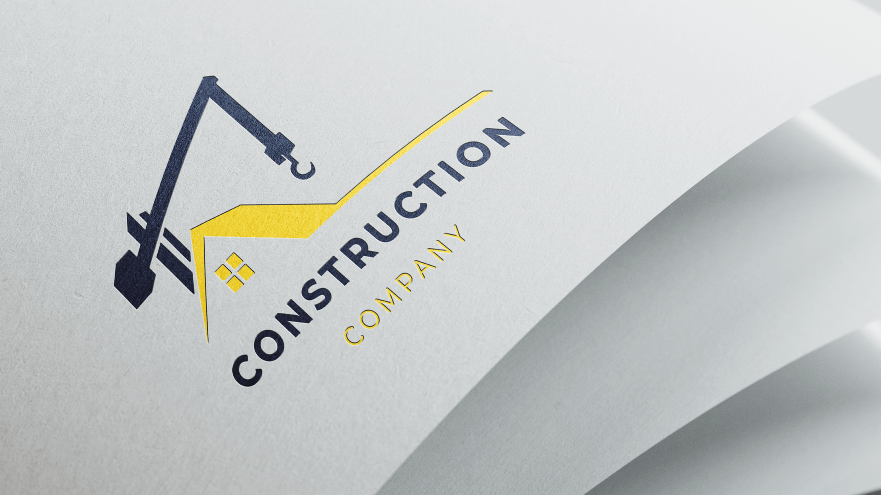 Construction Crane Logo in Illustrator, PSD, SVG, PNG
