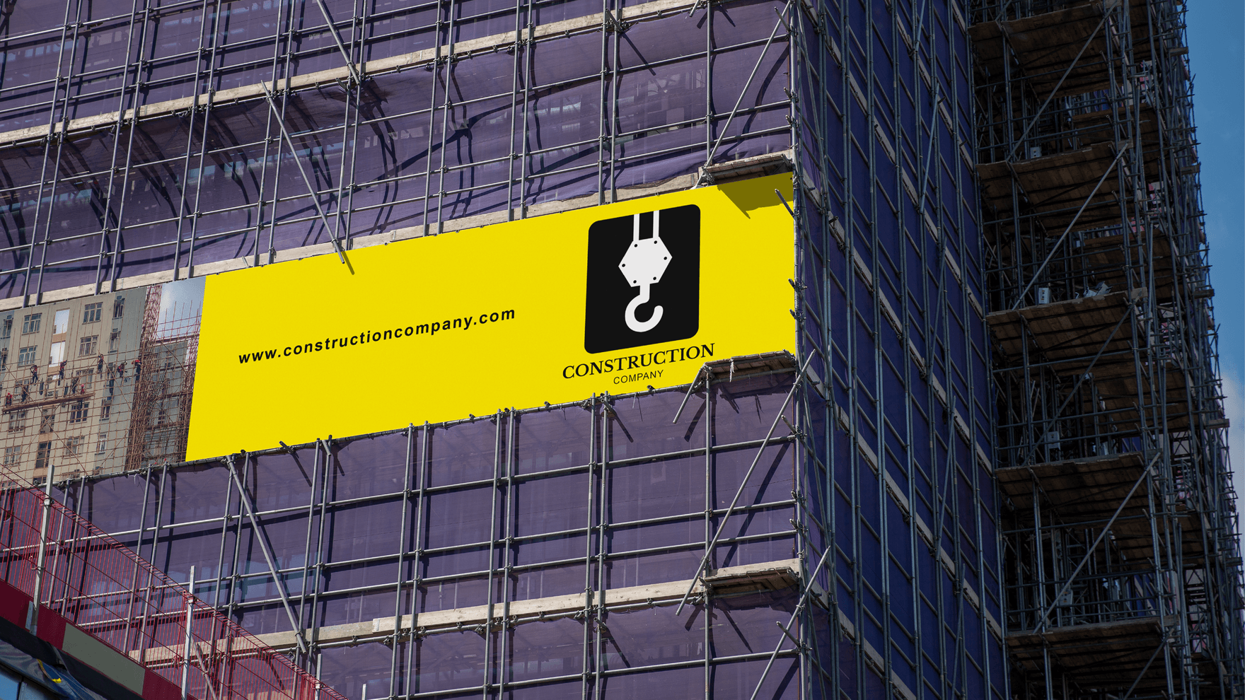 Construction Crane Hook Logo