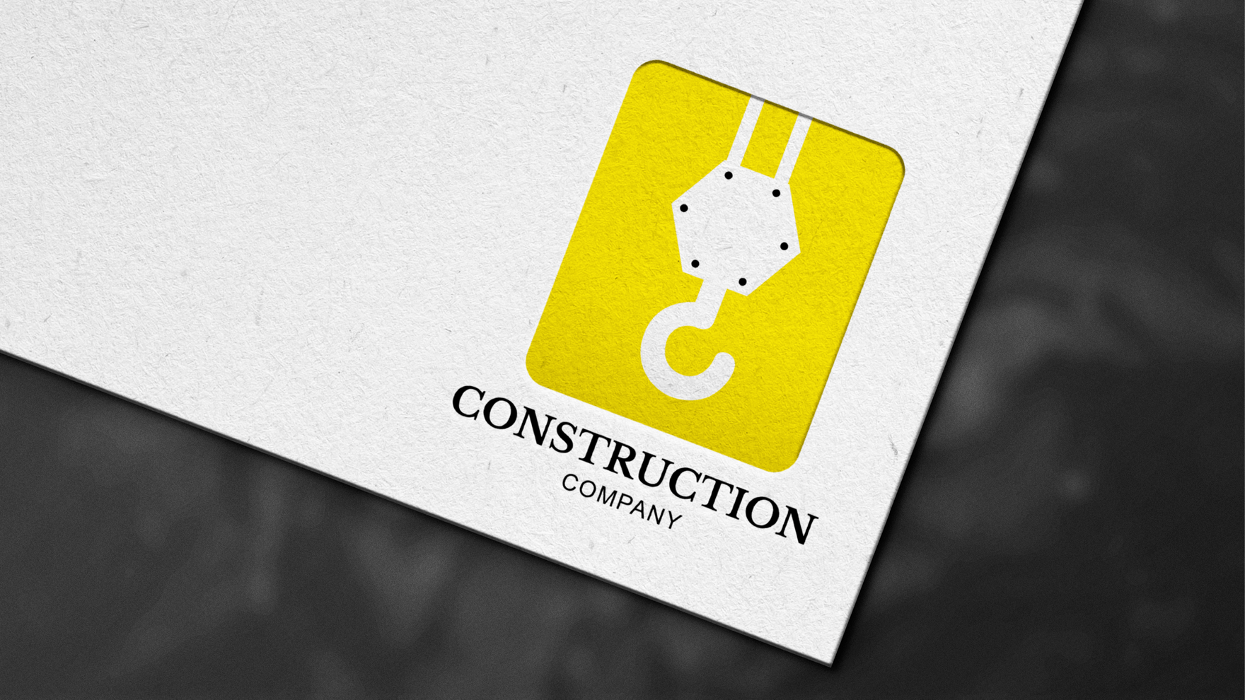 Construction Crane Hook Logo
