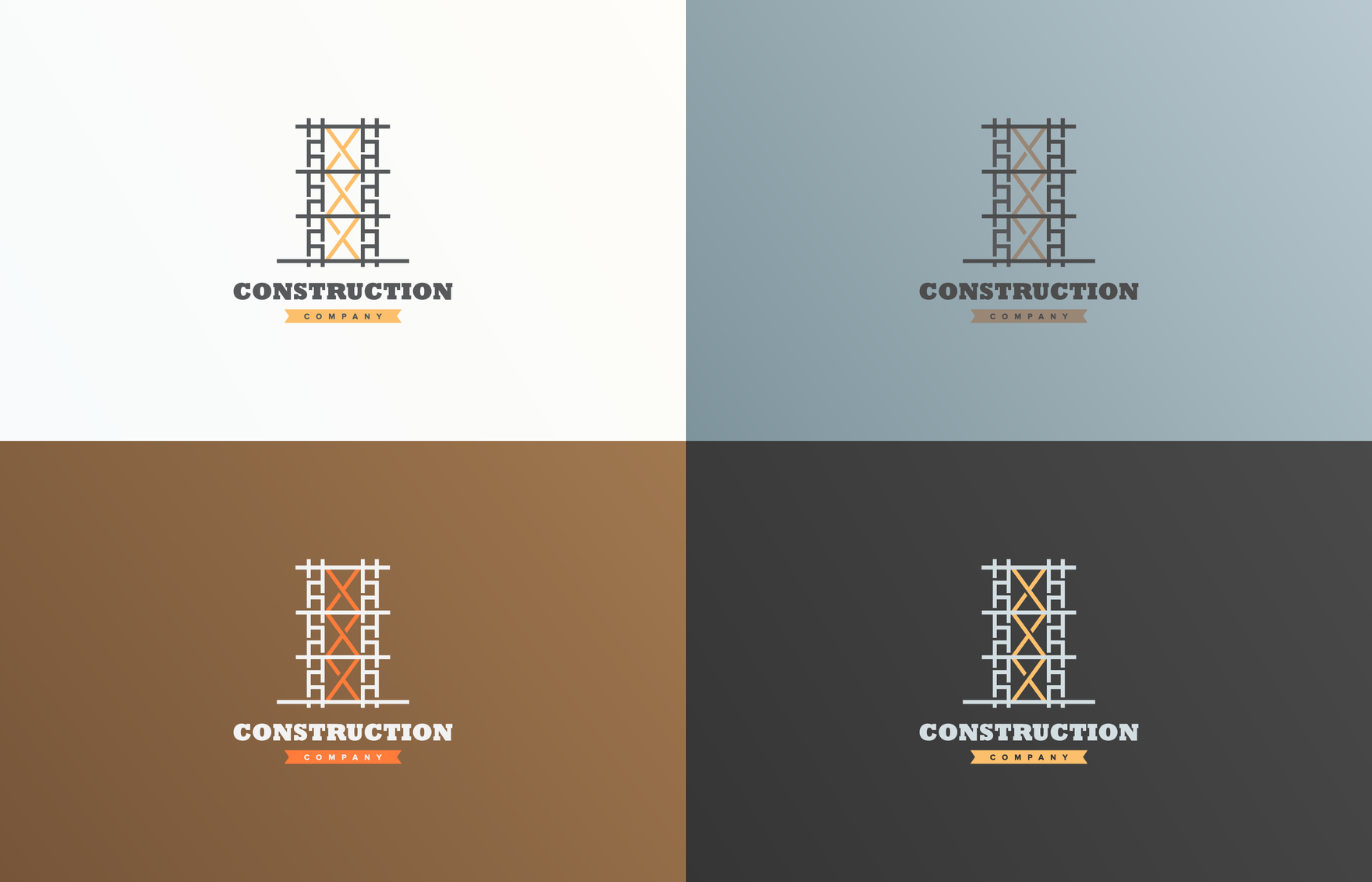Construction Scaffolding Logo