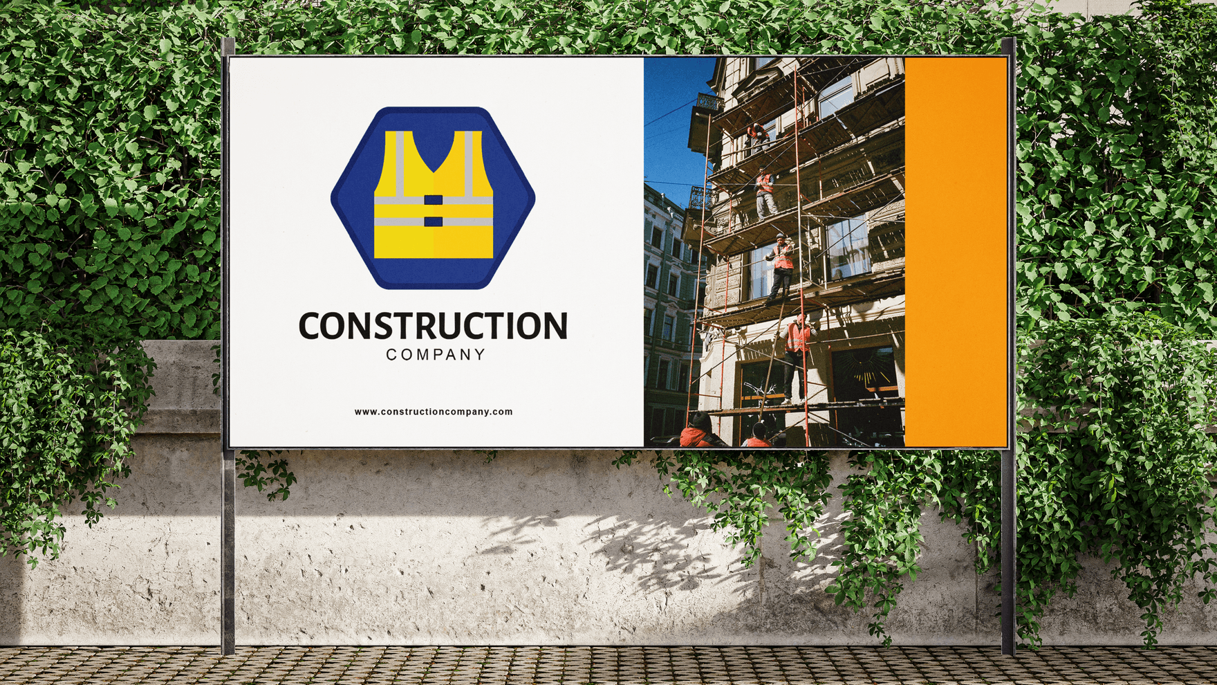 Construction Safety Vest Logo