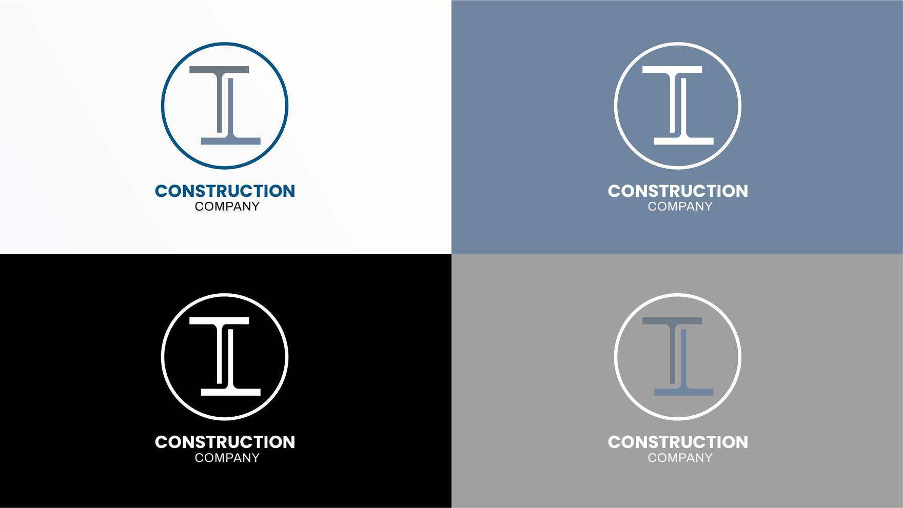 Construction Steel Structure Logo