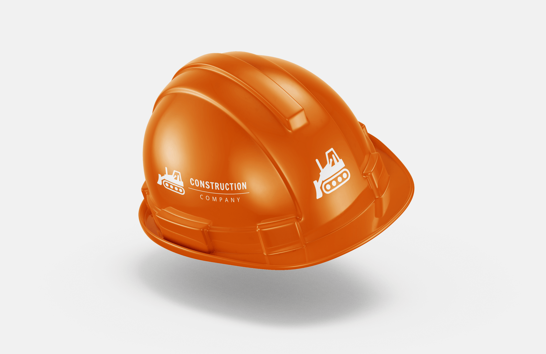 Construction  Bulldozer Logo