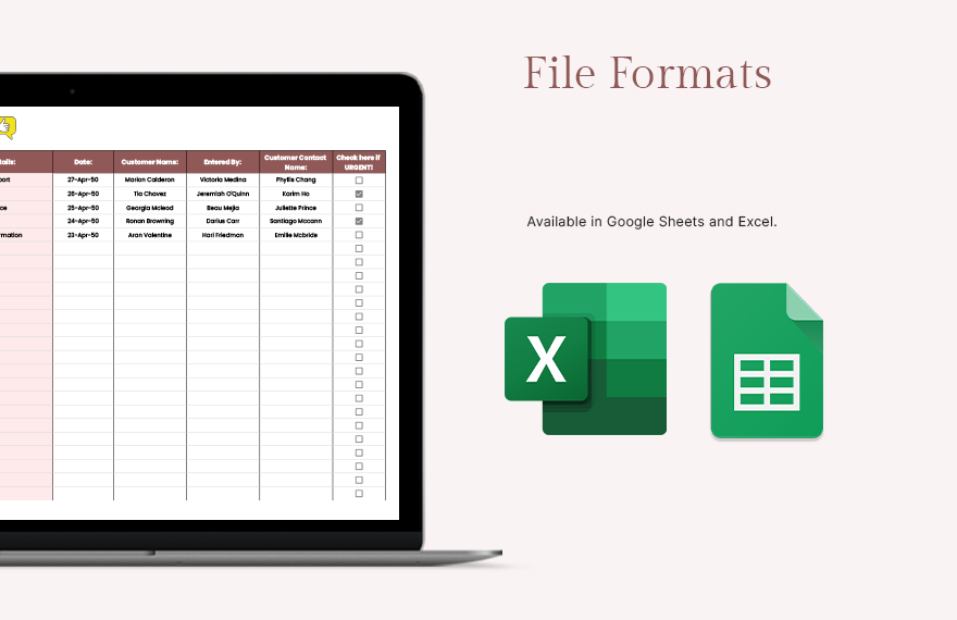 Free Customer Feedback Form Template Google Sheets, Excel