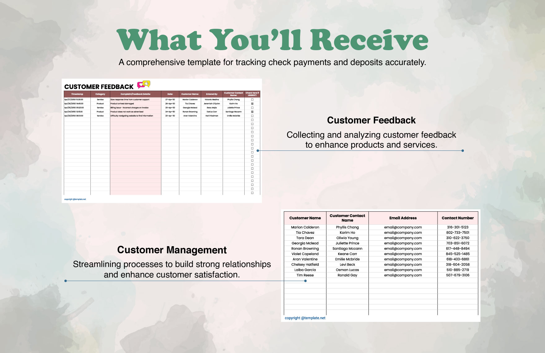 Customer Feedback Form Template